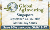 Global AgInvesting Asia 2013