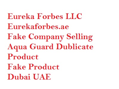 Eureka Forbes LLC UAE
