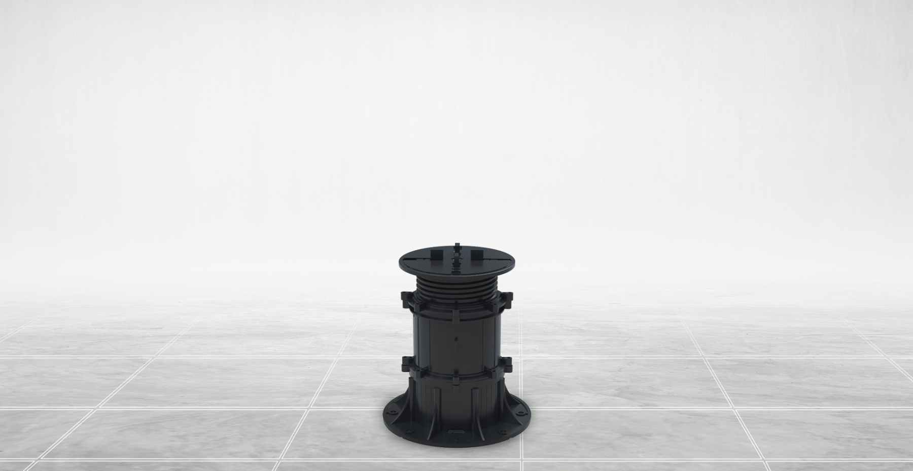 UNITILE, PLASTIC ADJUSTABLE PEDESTAL